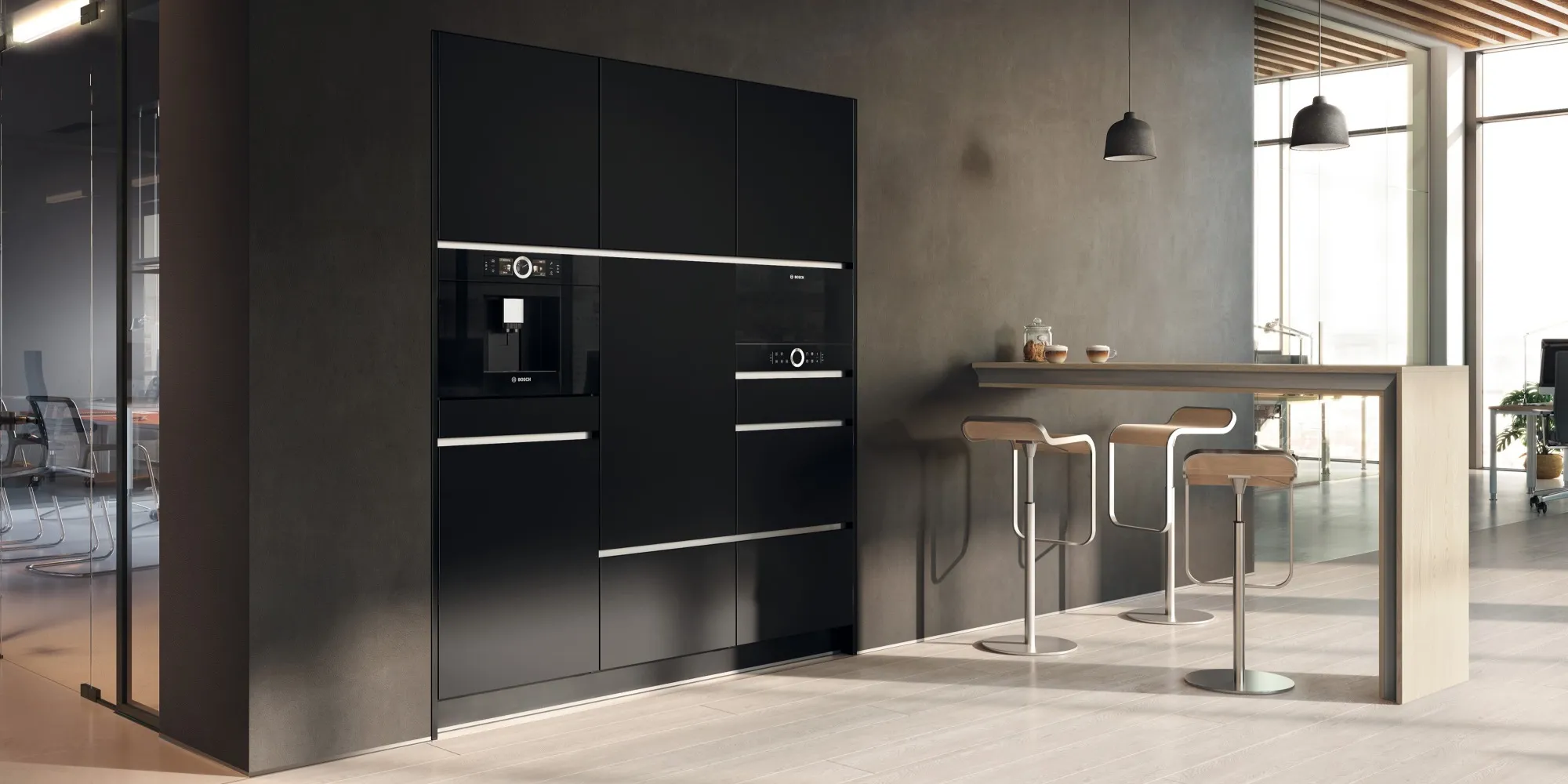 pantry keuken cucina palmberg zwart